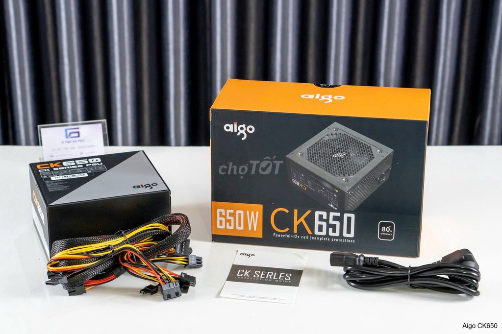 Nguồn PC AIGO 350W / 450W / 500W / 550W / 650W CST. Mua bán Linh kiện (RAM, Card...) tại Quận 6 Tp Hồ Chí Minh được đăng bởi Vi Tính Quận 6 hình 2