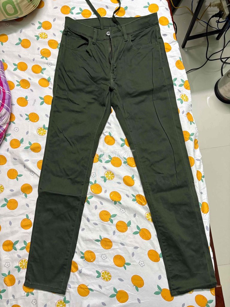 Quần jean nam Uniqlo xanh rêu size 29. Mua bán Quần áo tại Thị xã Hương Thủy Thừa Thiên Huế được đăng bởi nhân hình 1
