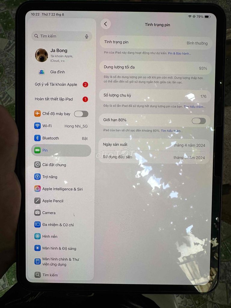 Apple iPad Pro M4 Wifi 256GB Xám. Mua bán Máy tính bảng tại Thành phố Thủ Đức Tp Hồ Chí Minh được đăng bởi hungle hình 1