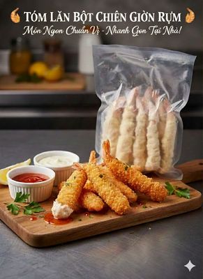 Tôm Lăn Bột Chiên Giòn. Mua bán Đồ ăn, thực phẩm và các loại khác tại Huyện Cam Lâm Khánh Hòa được đăng bởi Nguyễn Hoàng Vũ