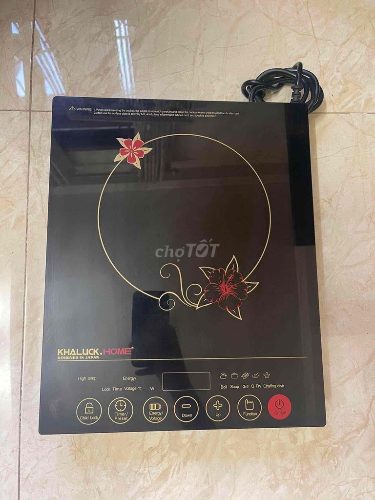 Bếp hồng ngoại KHALUCK.HOME Đen. Mua bán Bếp, lò, đồ điện nhà bếp tại Quận Phú Nhuận Tp Hồ Chí Minh được đăng bởi Đông Khuê hình 1
