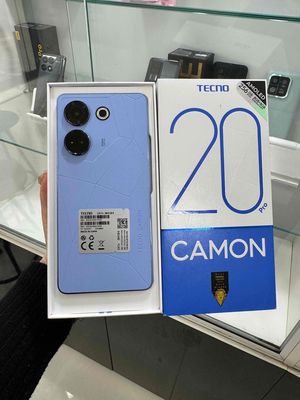 Tecno Camon 20 Pro -8/256 mới kích hoạt keng fullb