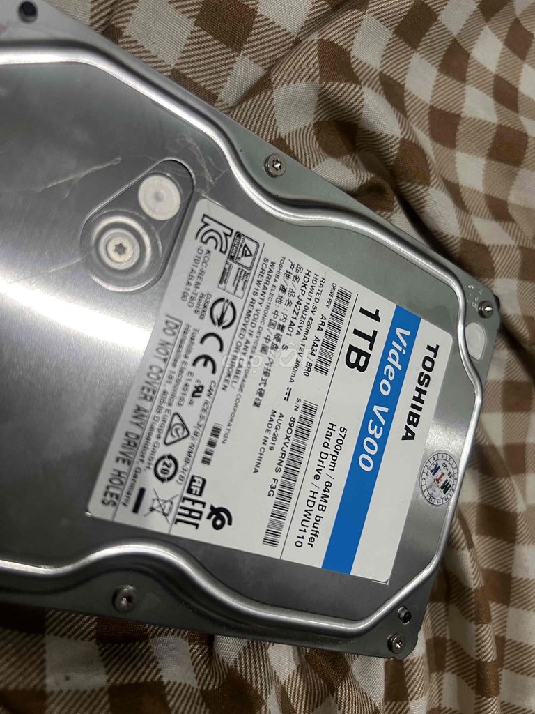 Ổ cứng HDD Toshiba Video V300 1TB 3.5 inch. Mua bán Linh kiện (RAM, Card...) tại Quận Sơn Trà Đà Nẵng được đăng bởi bizzuu online hình 1