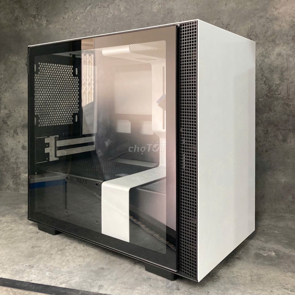 Vỏ case NZXT H210 MATTE WHITE (ITX) Fullbox