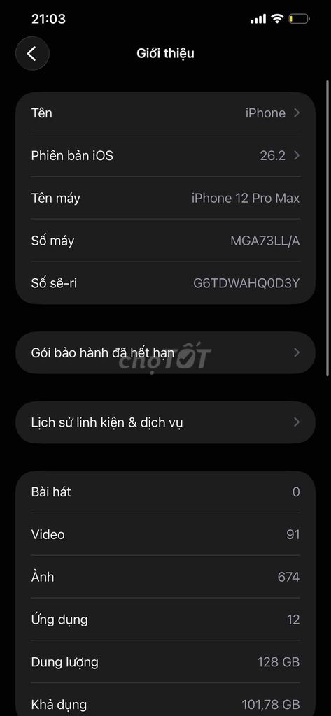 Apple iPhone 12 Pro Max 128GB Bể kính lưng Mỹ. Mua bán Điện thoại tại Huyện Gò Công Đông Tiền Giang được đăng bởi Twoy hình 1