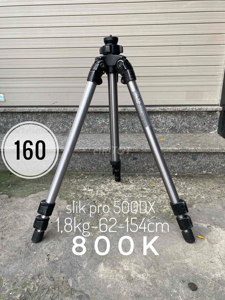 Tripod Slik Pro 500DX không đầu