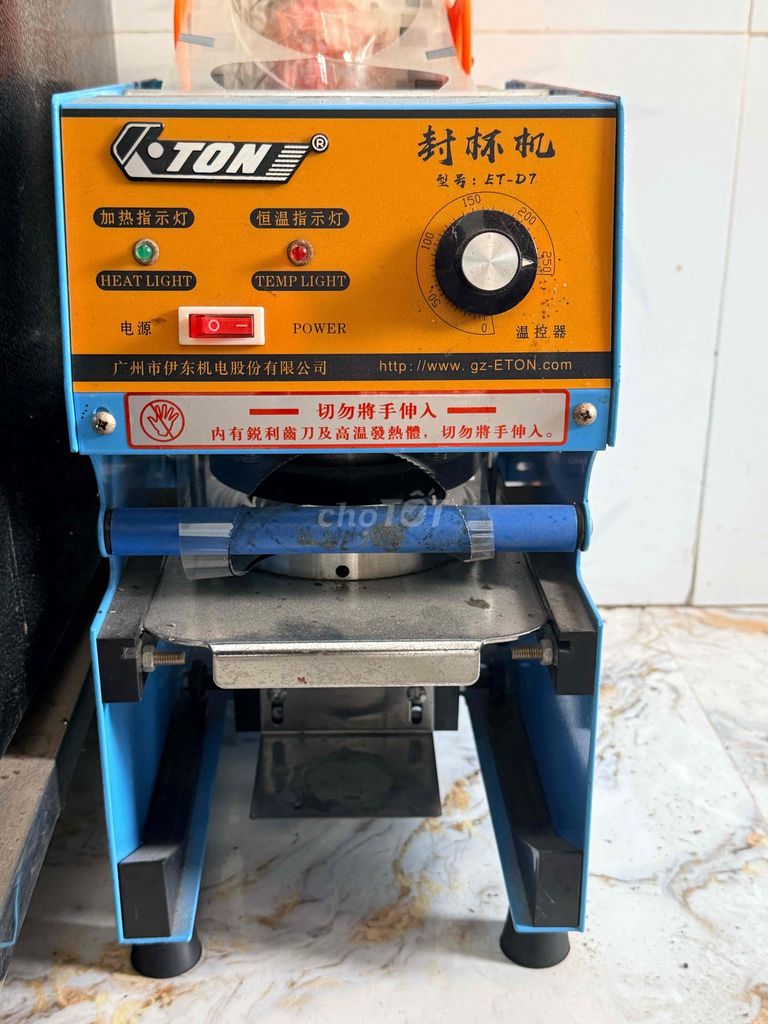 Máy ép miệng ly ETON ET-D7. Mua bán Bếp, lò, đồ điện nhà bếp tại Huyện Bến Lức Long An được đăng bởi Cu Tèo hình 1