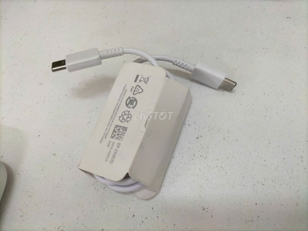 Cáp sạc Samsung Type C to Type C. Mua bán Phụ kiện (Màn hình, Chuột...) tại Quận Bình Tân Tp Hồ Chí Minh được đăng bởi Bán củ sạc cáp sạc LikeNew hình 1
