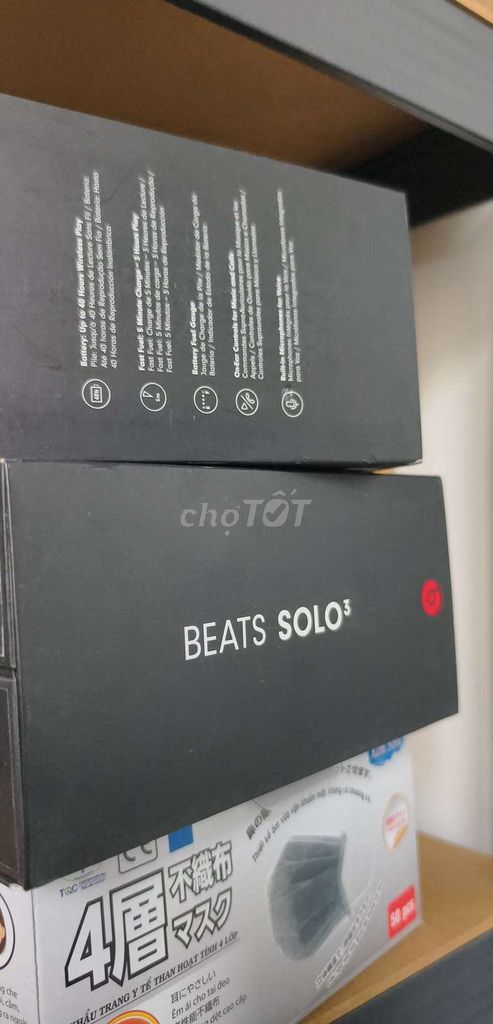 Tai nghe Beats Solo 3 Wireless Đen. Mua bán Tivi, Âm thanh tại Thị xã Hương Thủy Thừa Thiên Huế được đăng bởi VietZ hình 1