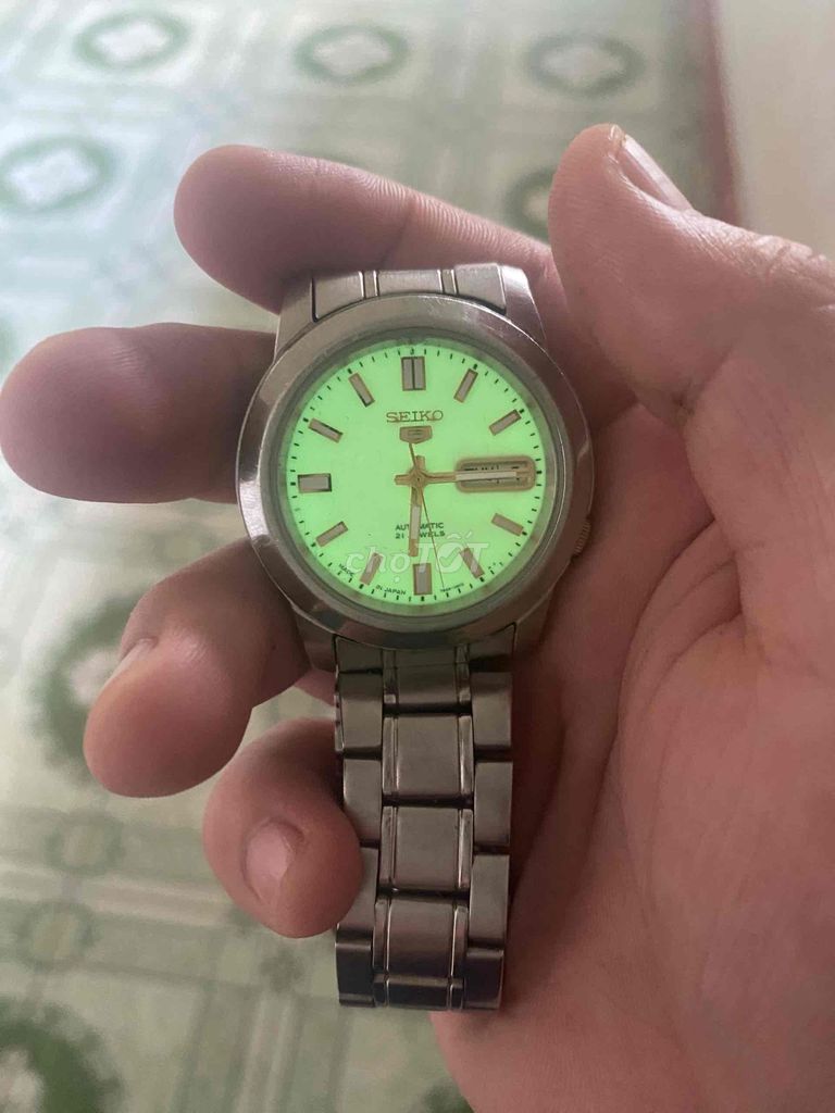 Đồng hồ Seiko 5 Thép không gỉ  Dạ quang. Mua bán Đồng hồ tại Thành phố Buôn Ma Thuột Đắk Lắk được đăng bởi NGUYỄN VĂN QUÂN hình 1