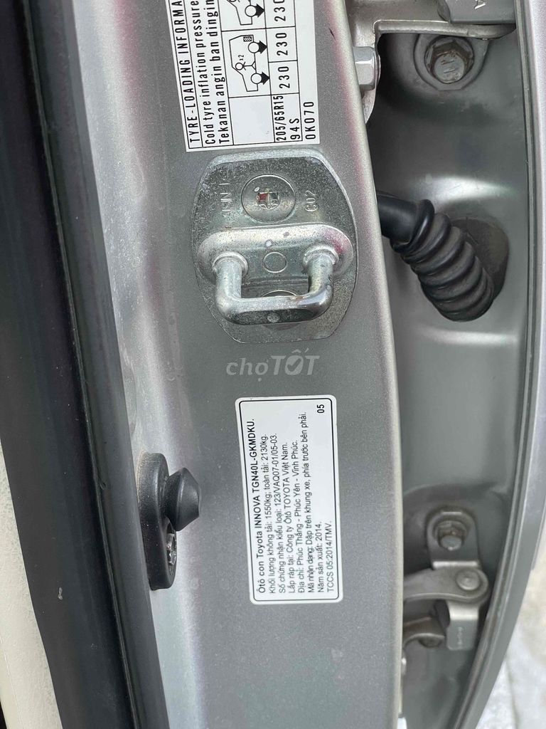 Toyota Innova 2014E Bạc. Mua bán Ô tô tại Thành phố Thuận An Bình Dương được đăng bởi Lâm Trí Khiêm hình 9