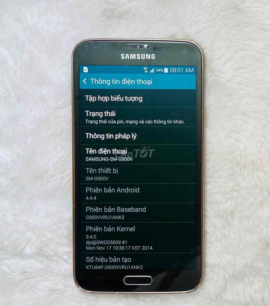 Galaxy S5 Đen sưu tầm cực đẹp. Mua bán Điện thoại tại Quận Phú Nhuận Tp Hồ Chí Minh được đăng bởi Minh hình 1