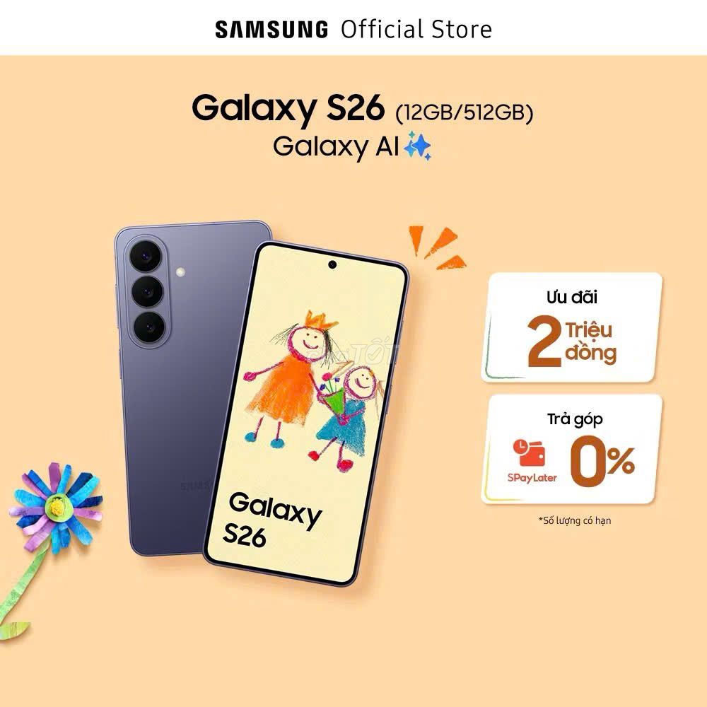 Samsung Galaxy S26 5G 12GB/256GB Tím Cobalt-New . Mua bán Điện thoại tại Quận Tân Bình Tp Hồ Chí Minh được đăng bởi Đăng hình 1