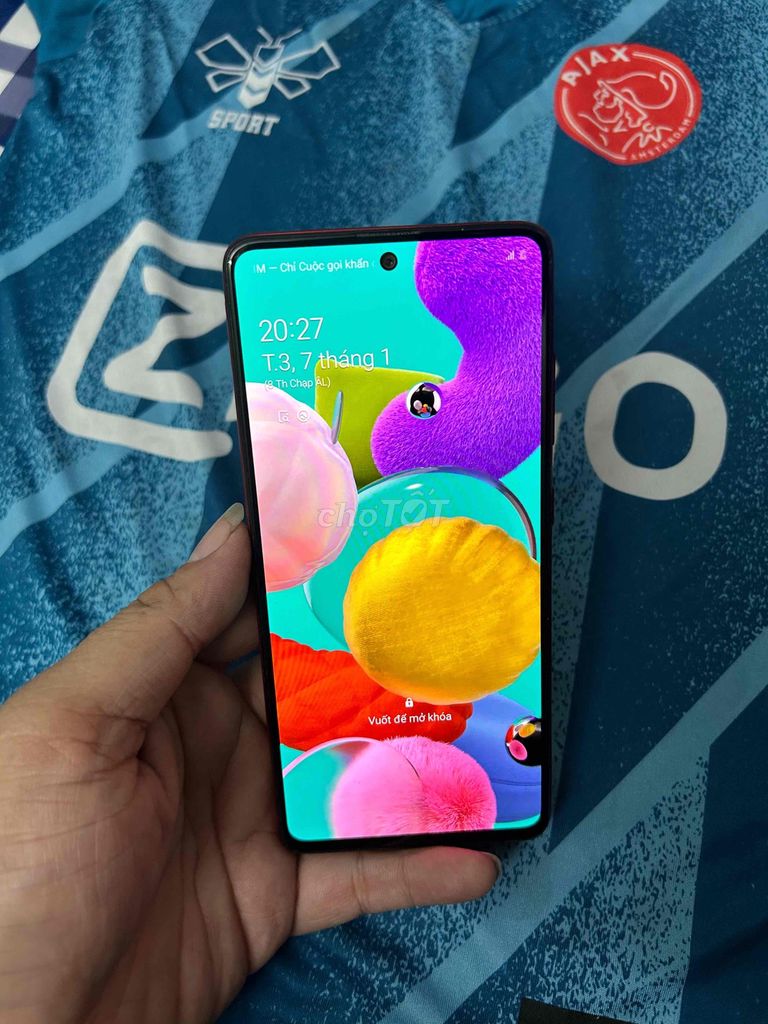 samsung A51 màn zin vân tay ok 2sim ram 6gb/128gb