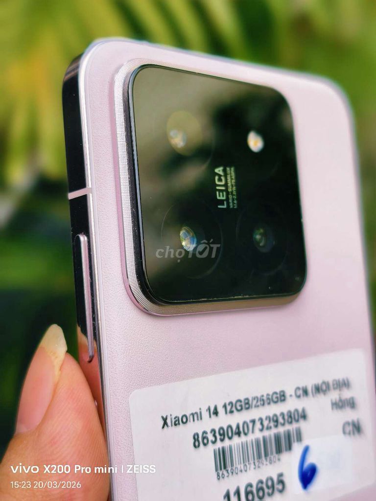 Xiaomi 14 12/256g zin đẹp keng. Mua bán Điện thoại tại Quận Tân Bình Tp Hồ Chí Minh được đăng bởi Táo Bán Lổ hình 1