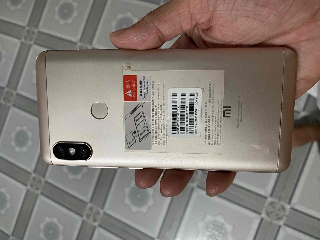 Redmi note 5 nguyên zin ram 4g