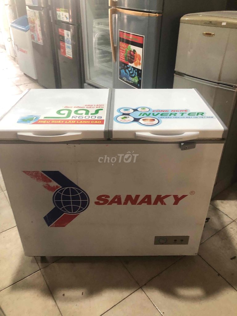 Tủ lạnh Sanaky 250/208lit 1 ngăn đông ít tốn điện. Mua bán Tủ lạnh tại Quận 8 Tp Hồ Chí Minh được đăng bởi Bích Phượng hình 1