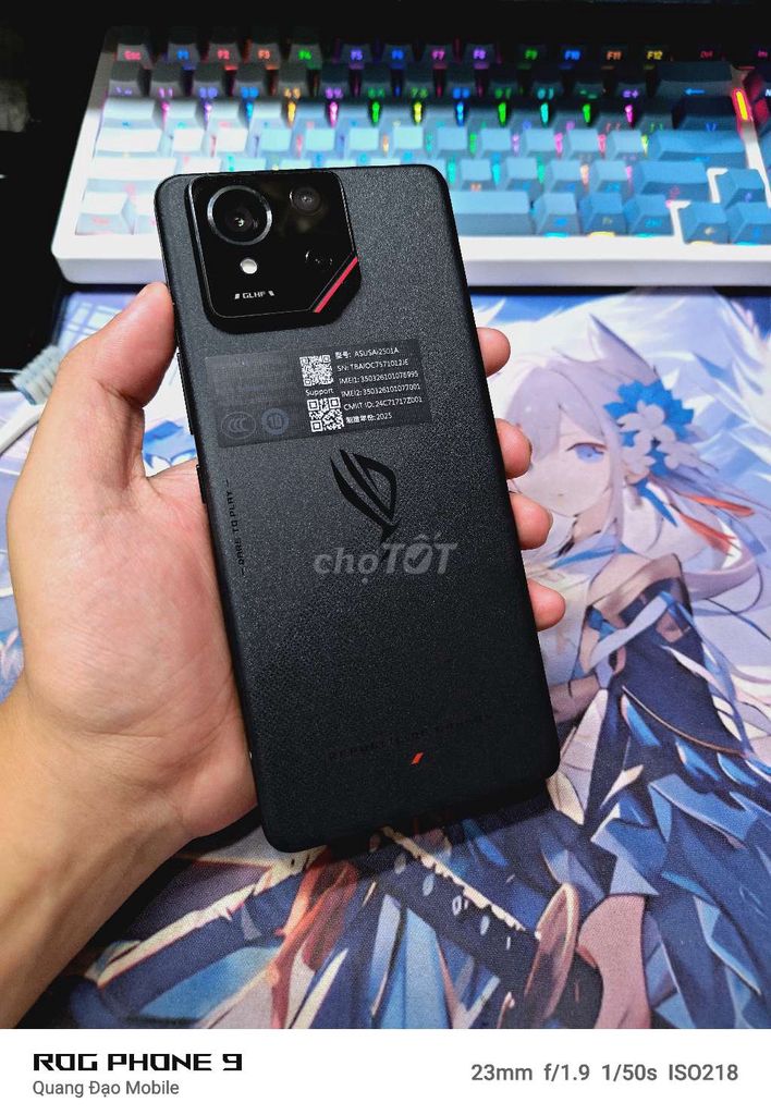 Rogphone 9 bản 12-256 ngoại hình 98% (76985). Mua bán Điện thoại tại Quận Hà Đông Hà Nội được đăng bởi Đạo Nguyễn hình 1