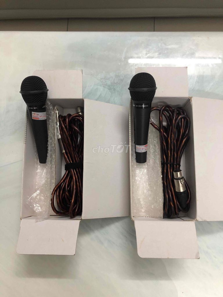 Cặp Mic Dynamic SDM-305 hàng xịn chính hãng mới