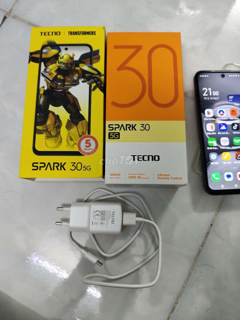 Tecno Spark 30 5G 128GB Midnight Shadow. Mua bán Điện thoại tại Thành phố Thủ Đức Tp Hồ Chí Minh được đăng bởi Thien Nguyen hình 1