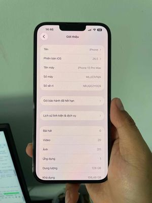 iPhone 13promax VN/A 128GB Quốc Tế