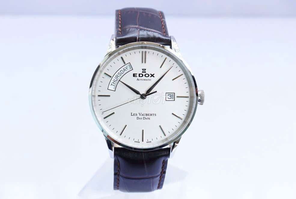 ĐH Nam: Edox Auto 2 Lịch Tiện Dụng Mới 100% Fulbox. Mua bán Đồng hồ tại Thành phố Thủ Đức Tp Hồ Chí Minh được đăng bởi Phương Watch Authentic hình 1