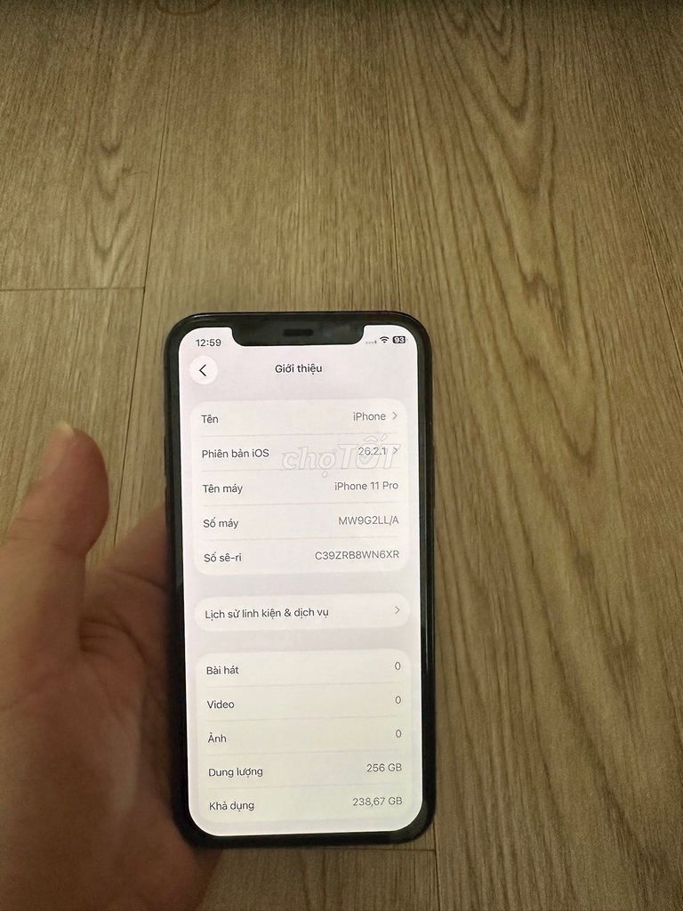 Apple iPhone 11 Pro 256GB Xám. Mua bán Điện thoại tại Quận 11 Tp Hồ Chí Minh được đăng bởi Hội Đồ Điện Tử hình 1