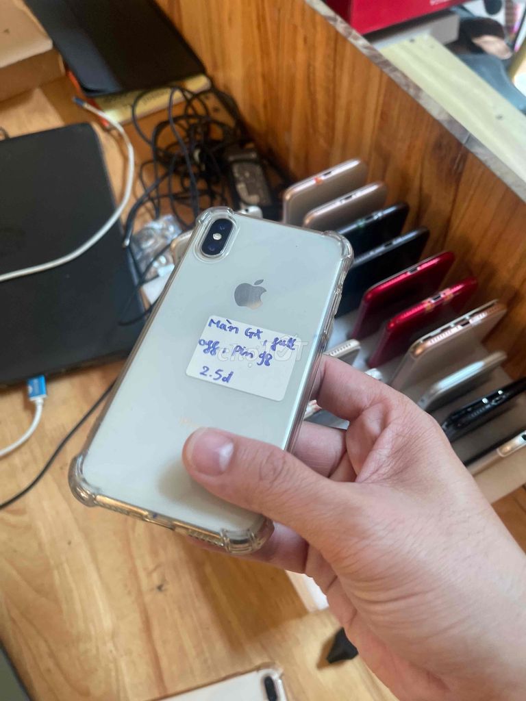 iPhone Xs Trắng Đã qua sử dụng. Mua bán Điện thoại tại Quận Cẩm Lệ Đà Nẵng được đăng bởi Sim Số Đại Tài hình 1