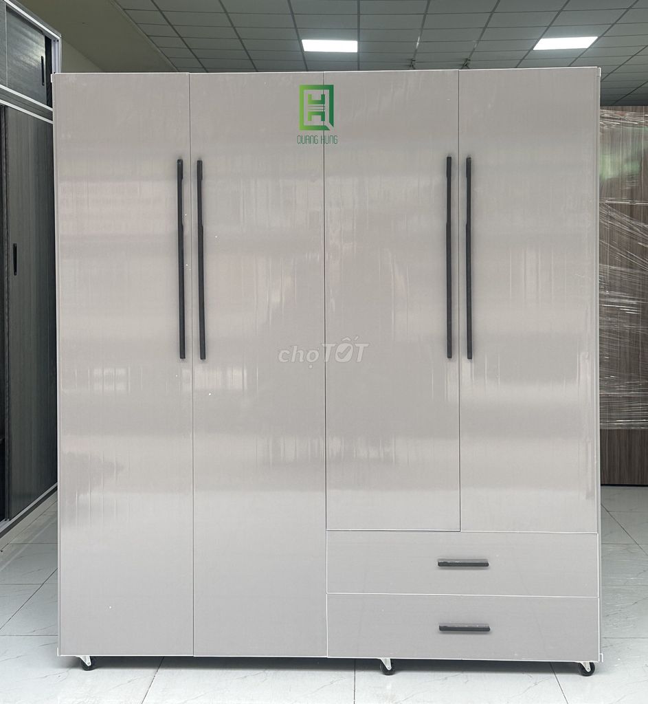 TỦ NHỰA ĐÀI LOAN 4 CÁNH GIÁ RẺ - TỦ QUẦN ÁO NHỰA. Mua bán Tủ, kệ gia đình tại Quận 8 Tp Hồ Chí Minh được đăng bởi LÊ VĂN HÙNG hình 1