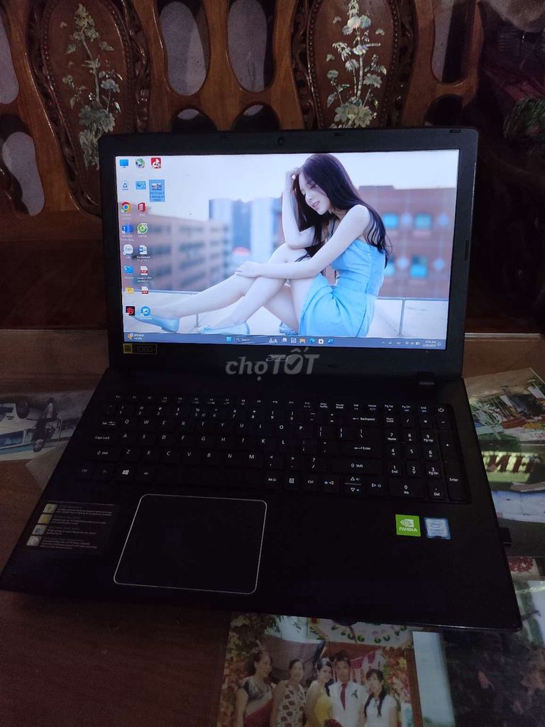 Laptop Acer Aspire E5-576G máy dùng kỹ rất đẹp