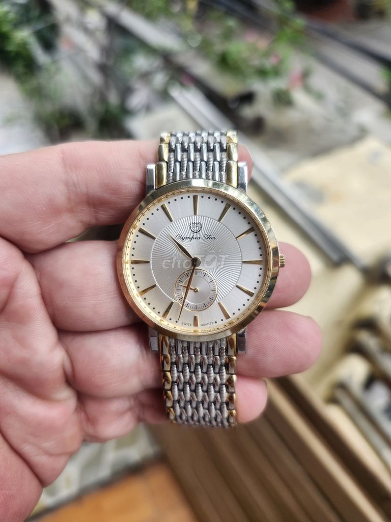 Đồng hồ Olympia Star Nam Vàng Bạc. Mua bán Đồng hồ tại Thành phố Thái Bình Thái Bình được đăng bởi Vũ Hùng hình 1