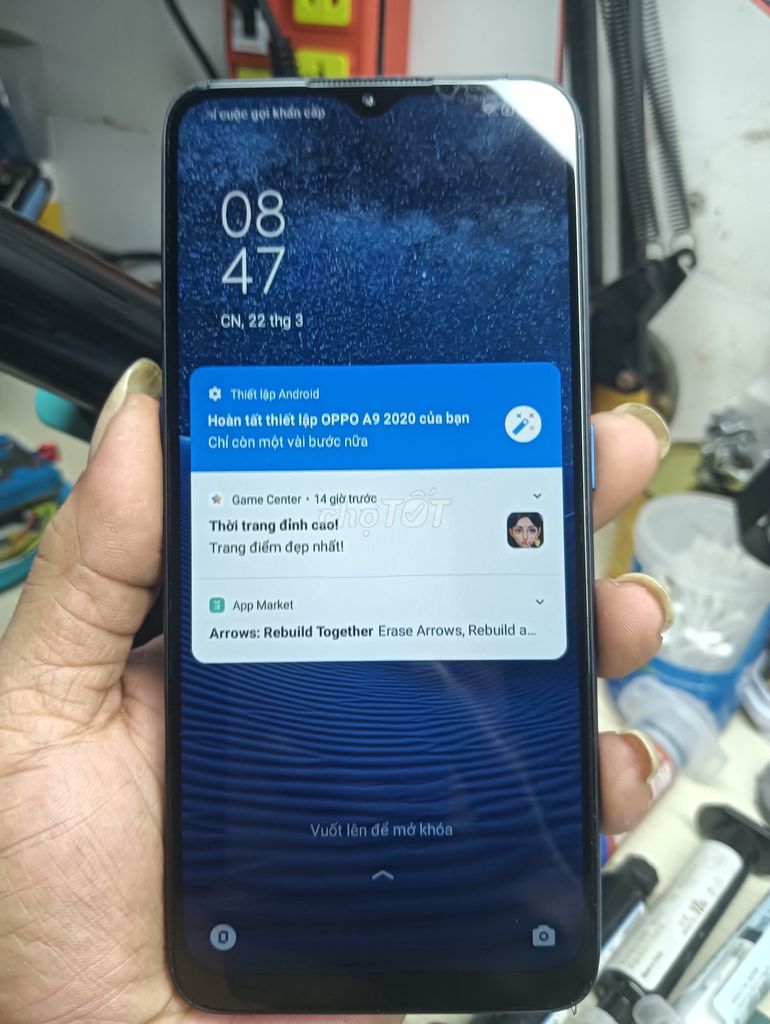 thanh lý Oppo A9 2020 ram 8/128 loa kép chữa cháy. Mua bán Điện thoại tại Quận 6 Tp Hồ Chí Minh được đăng bởi Minh Phước hình 1