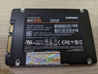 SSD Samsung 860 Evo 250GB BH06/2025