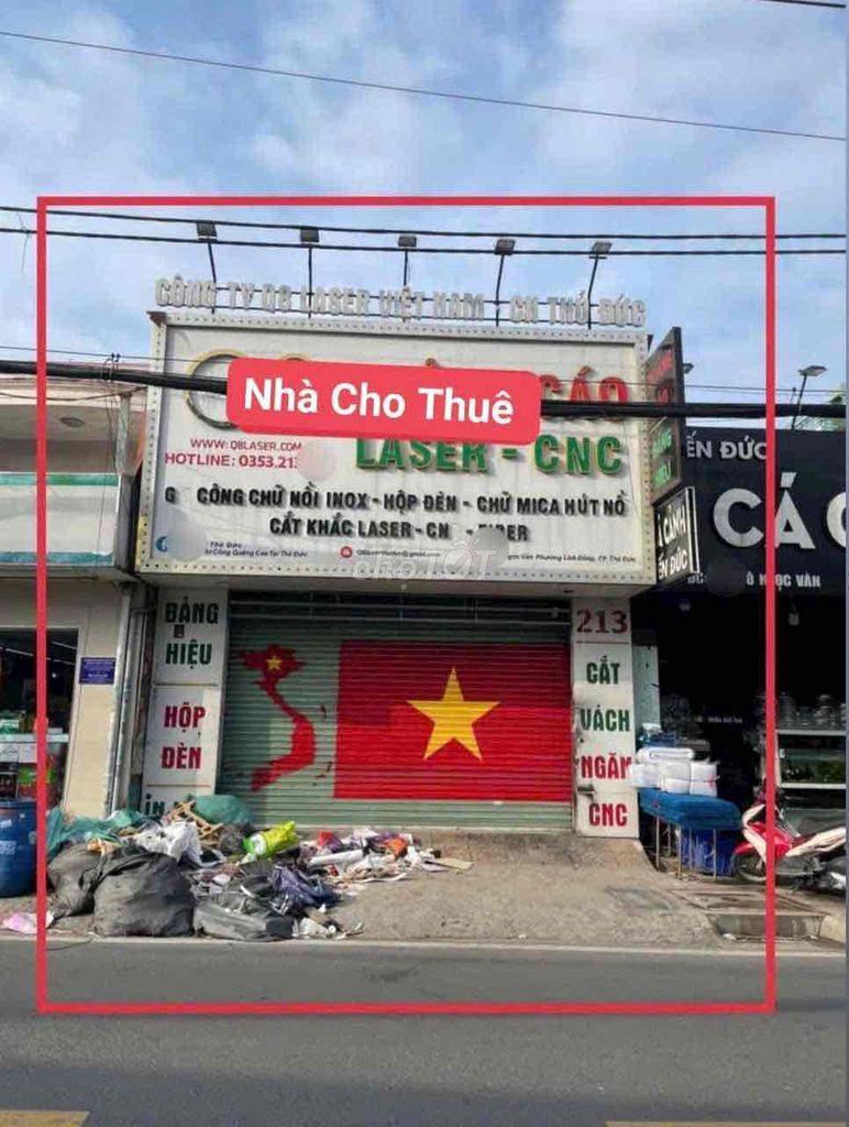 cho thuê nhà mặt tiền kinh doanh Tô Ngọc Vân