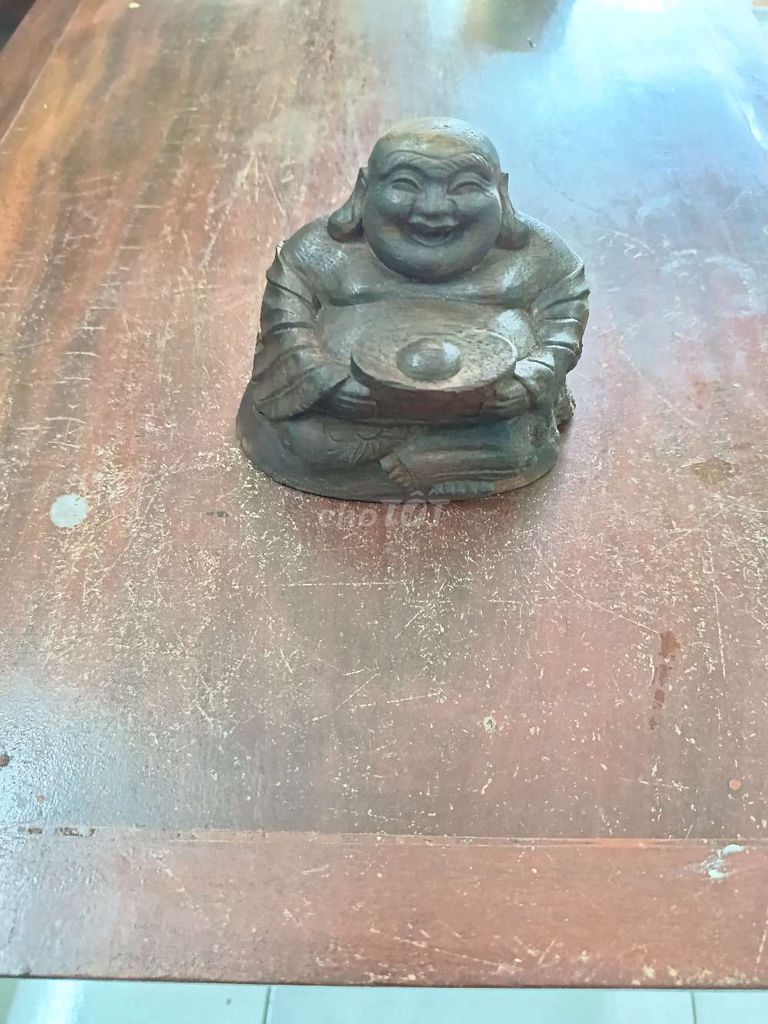 Tượng Phật Di Lặc Gỗ cũ . Mua bán Đồ sưu tầm, đồ cổ tại Quận Bình Thạnh Tp Hồ Chí Minh được đăng bởi Danh hình 1