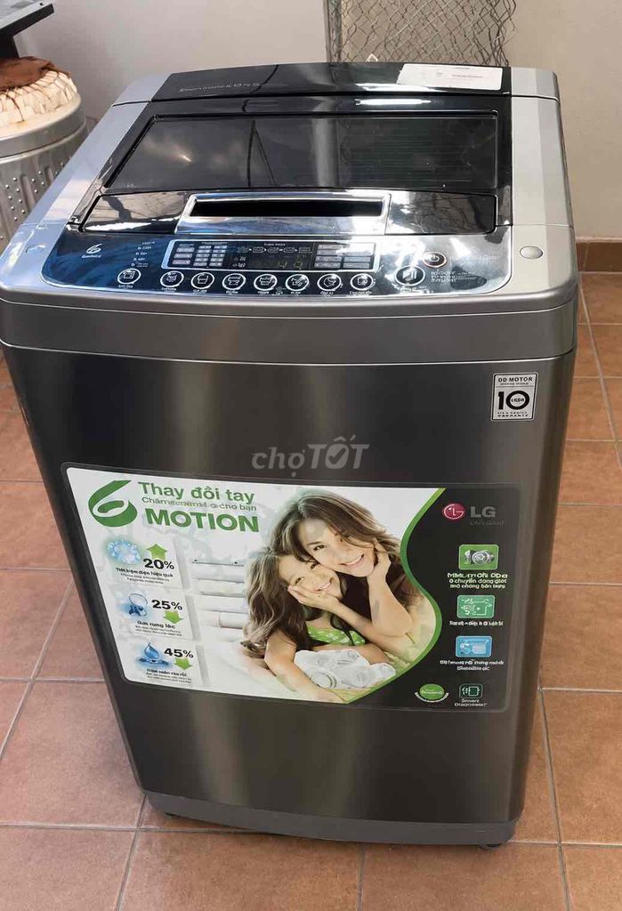 Máy giặt LG 8.5kg Xám. Mua bán Máy giặt tại Quận 7 Tp Hồ Chí Minh được đăng bởi Điện Lạnh Hồng Phúc hình 1