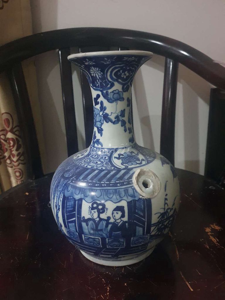 Bình cổ Xanh trắng chuẩn Vẽ tay . Mua bán Đồ sưu tầm, đồ cổ tại Huyện Bình Chánh Tp Hồ Chí Minh được đăng bởi Px hình 1