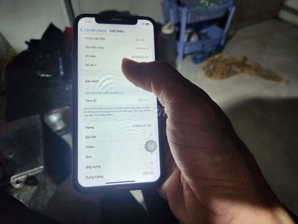 Apple iPhone X 256GB Đã sử dụng. Mua bán Điện thoại tại Quận Bình Thạnh Tp Hồ Chí Minh được đăng bởi tùng  hình 1