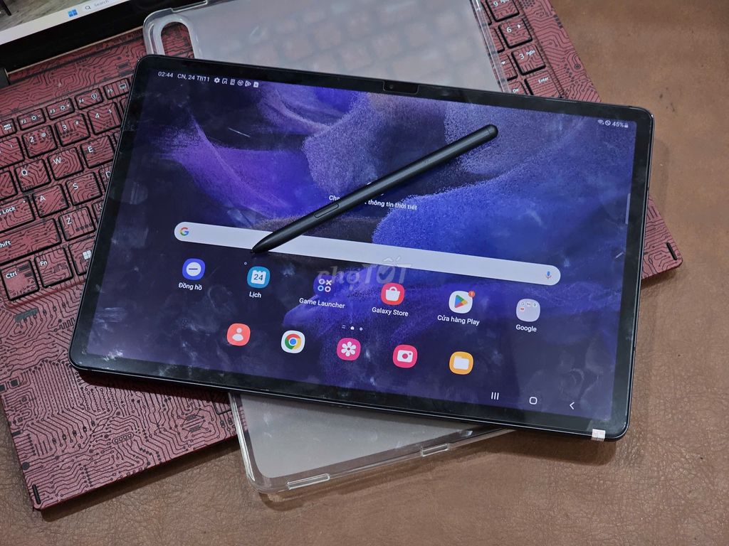 Samsung Galaxy Tab S7 FE 5G Kèm Ốp + Bút , Mỹ, 99%