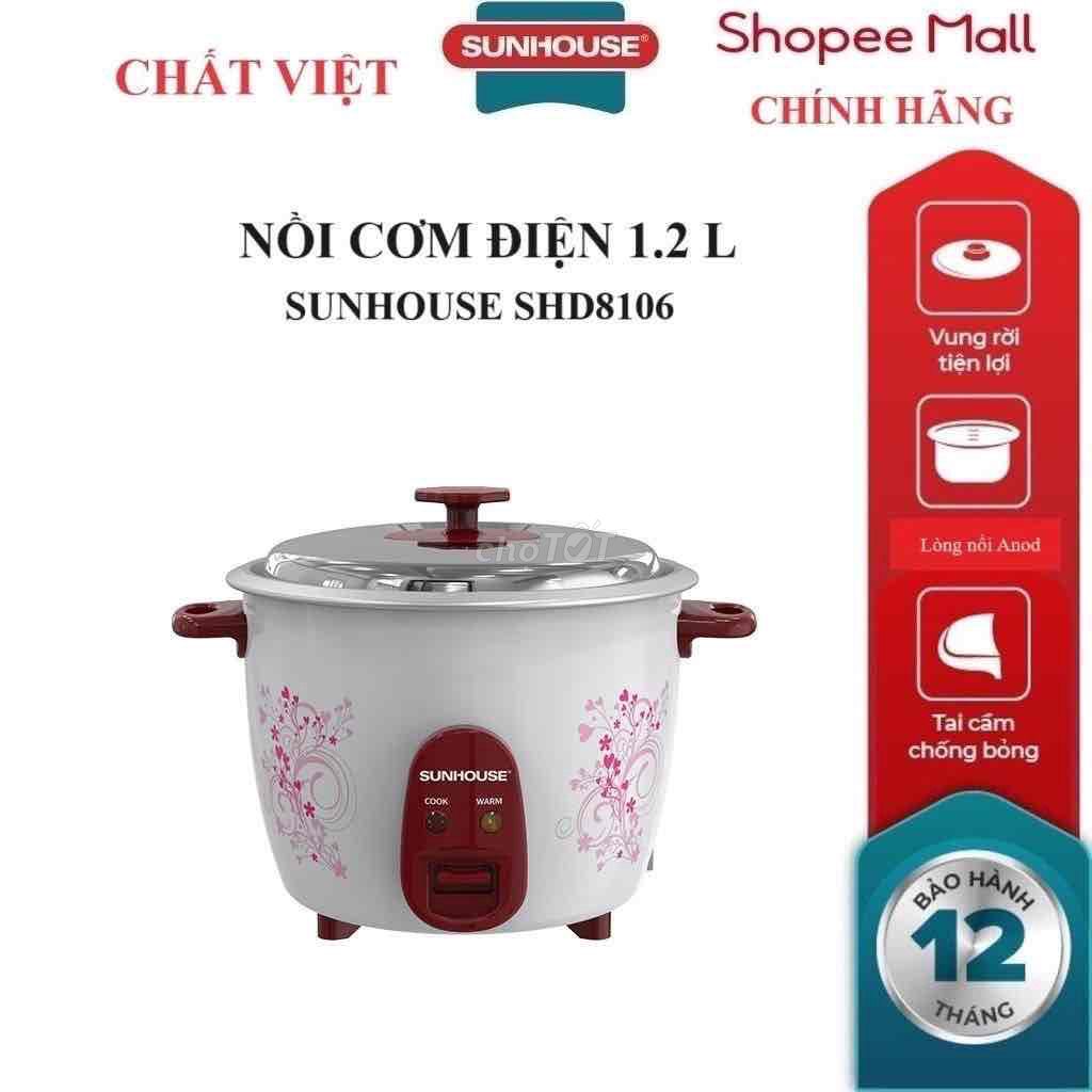 Nồi cơm điện SUNHOUSE SHD8106 1.2L Trắng. Mua bán Bếp, lò, đồ điện nhà bếp tại Quận Bắc Từ Liêm Hà Nội được đăng bởi Nguyễn Quỳnh Anh hình 1