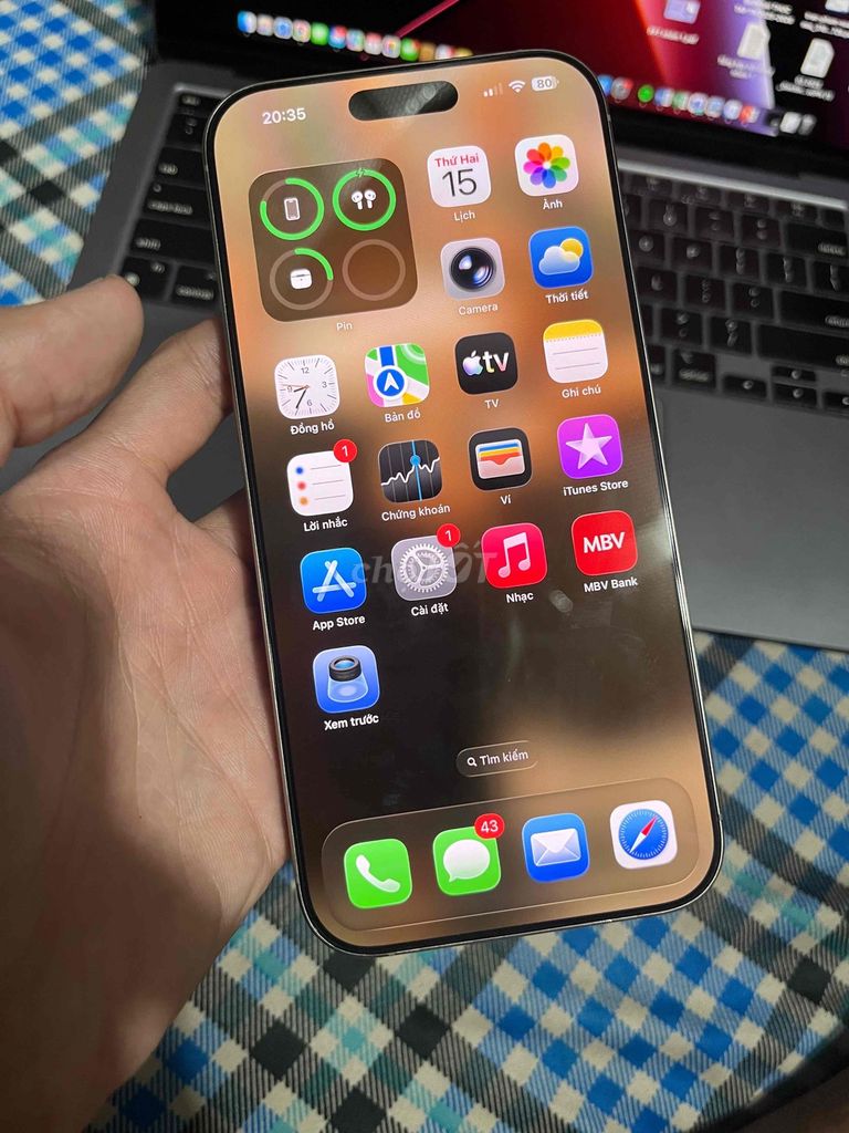 Apple iPhone 16 Pro Max Titan 256GB. Mua bán Điện thoại tại Huyện Bình Chánh Tp Hồ Chí Minh được đăng bởi Hoàng Lộc hình 1