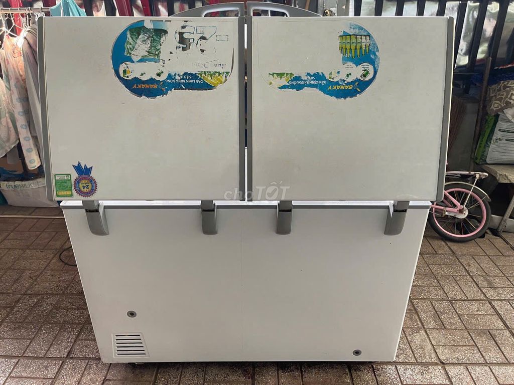 Tủ đông Sanaky 260 - 400l Lít Trắng đã qua sử dụng. Mua bán Tủ lạnh tại Thành phố Thủ Dầu Một Bình Dương được đăng bởi Tran Nhut hình 1