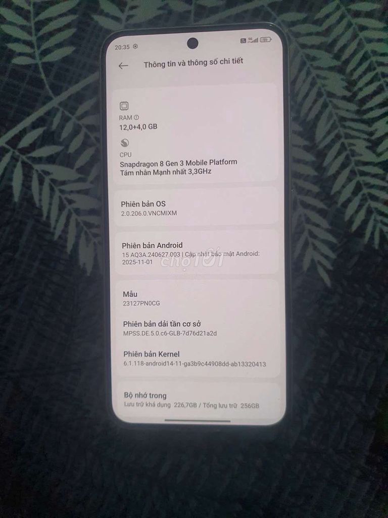 Xiaomi 14 256GB Trắng. Mua bán Điện thoại tại Thành phố Thuận An Bình Dương được đăng bởi Tên chưa cung cấp hình 1