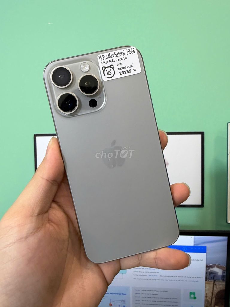 👌iphone 15 pro max quốc tế 256gb thay màn mất face. Mua bán Điện thoại tại Quận Thanh Xuân Hà Nội được đăng bởi Thành Vũ Mobile hình 1