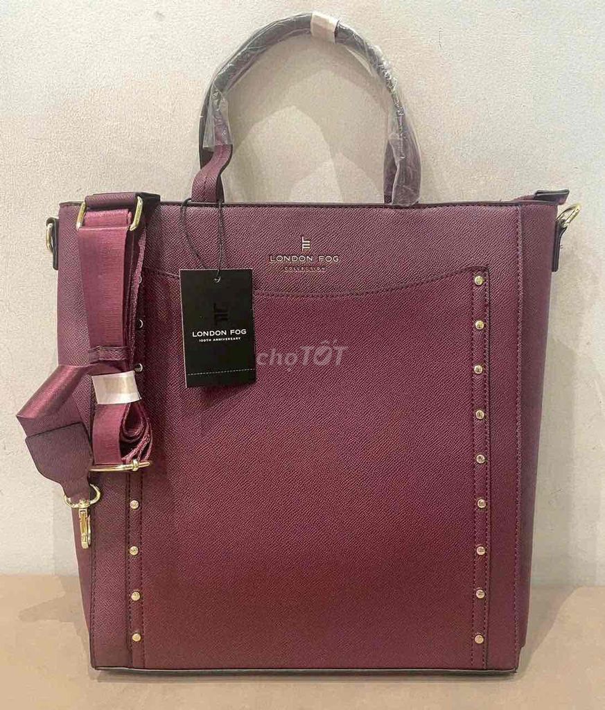 Túi tote London Fog Nữ Đỏ bọc đô Mỹ. Mua bán Túi xách tại Quận 10 Tp Hồ Chí Minh được đăng bởi Xuka hình 1