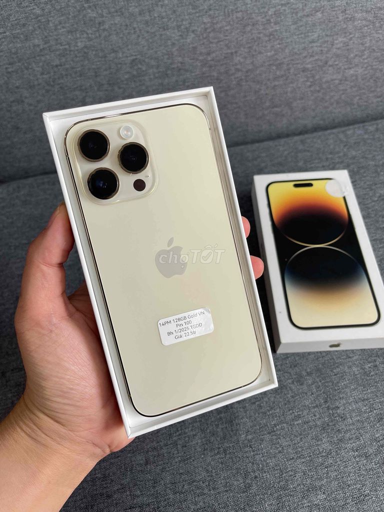 IPhone 14 Pro Max 128GB VN pin 100 Bh 1/2025 Keng