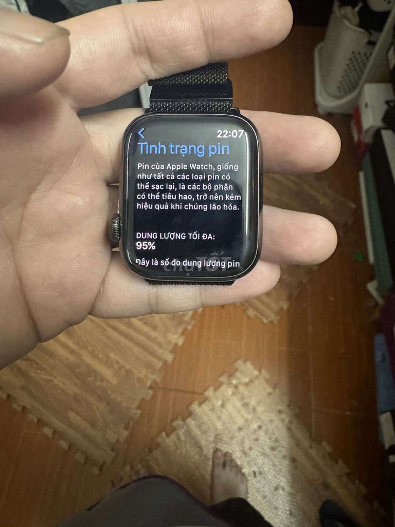 Apple Watch Series 7 45mm Đen. Mua bán Thiết bị đeo thông minh tại Huyện Gia Lộc Hải Dương được đăng bởi Nguyen Quoc Nam hình 1