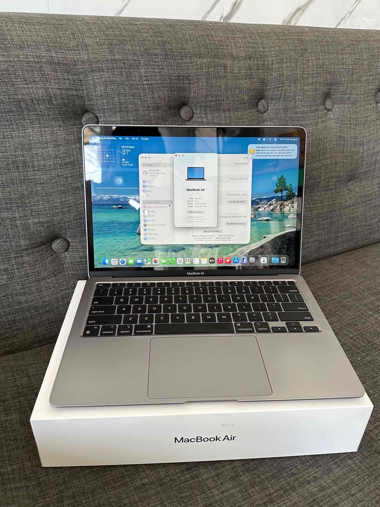 Apple MacBook Air M1 8GB/256GB Xám. Mua bán Laptop tại Thành phố Nha Trang Khánh Hòa được đăng bởi Việt hình 1