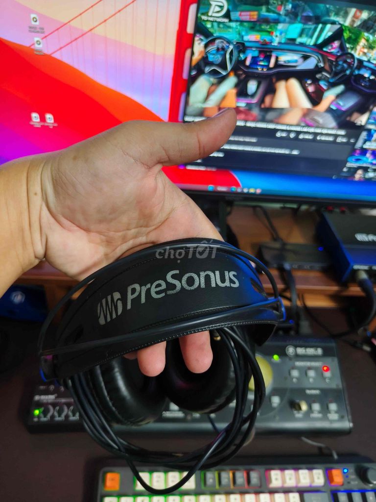 Tai nghe kiểm âm PreSonus Đen phòng thu. Mua bán Tivi, Âm thanh tại Thành phố Thuận An Bình Dương được đăng bởi Đỗ Bình hình 1
