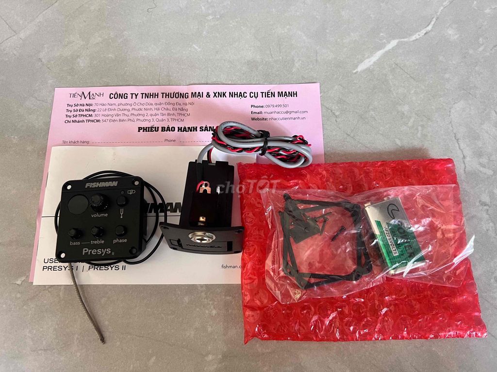 Bộ EQ Guitar Fishman 201 Presys II New 100%. Mua bán Nhạc cụ tại Quận Ngũ Hành Sơn Đà Nẵng được đăng bởi JR Nguyen hình 1